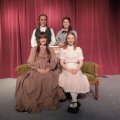 (Standing) Mazie Wilson, Deva Marie Gregory; (seated) Maggie Goodman, Lauren Oseas