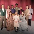 (Standing) Mazie Wilson, Emily Price, Matt Acuna, Hans Kelsen, Stephanie Thomas, Joey Nestra, Jim Pack; (seated) Maggie Goodman, Lauren Oseas, Deva Marie Gregory